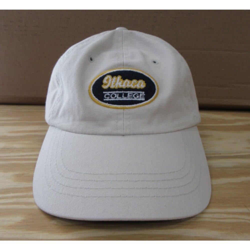 VINTAGE Ithaca College Bombers Hat Cap The Game Strap Back 90s 1995